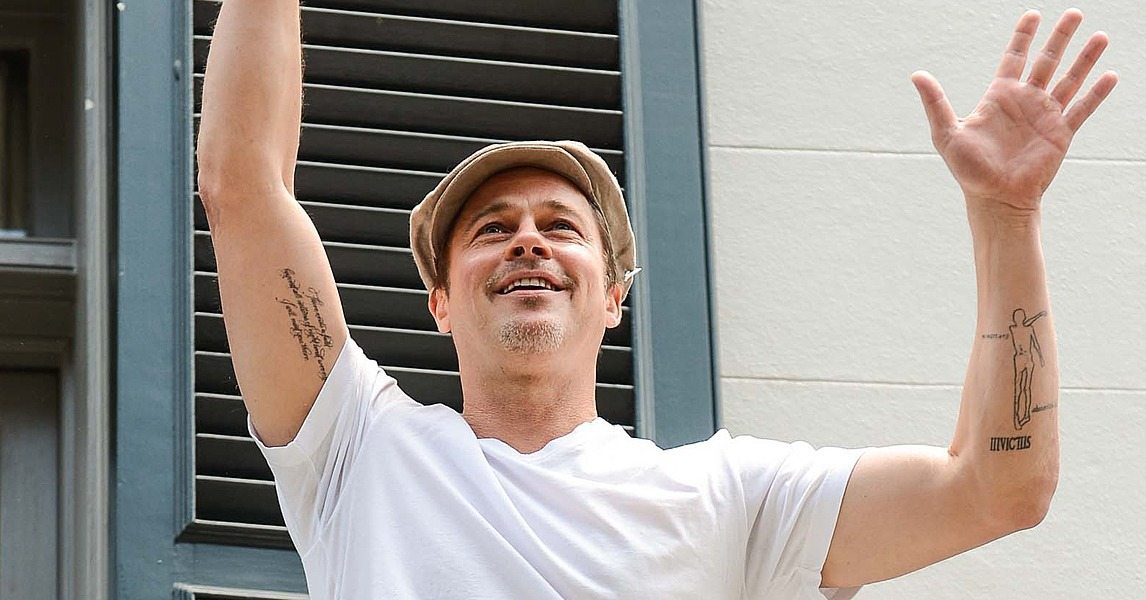 2. Brad Pitt's Tattoos: A Comprehensive Guide - wide 9