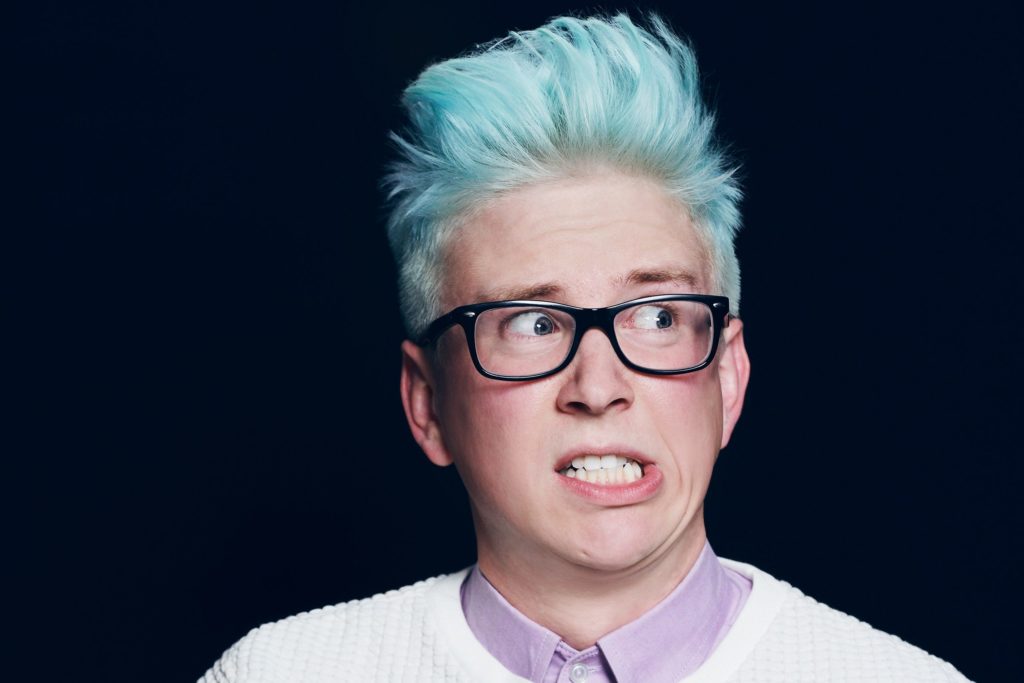 9. The impact of Tyler Oakley's blue hair on his career - wide 2